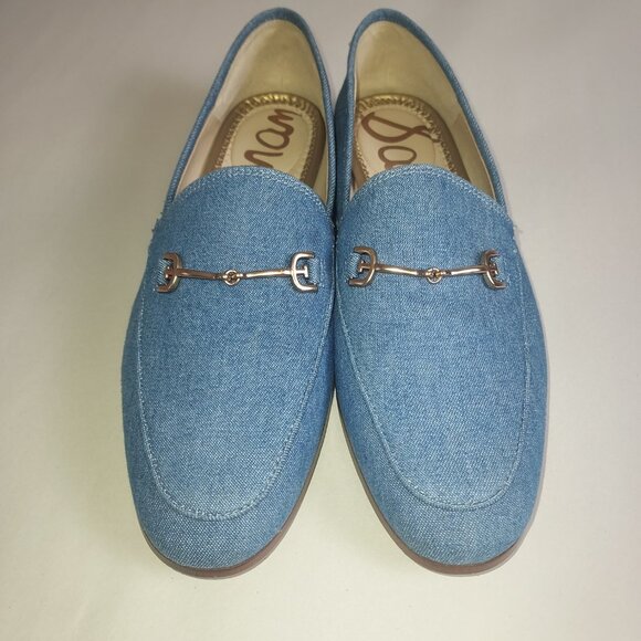 Sam Edelman " Loraine" washed Indigo Loafer. - Picture 2 of 6